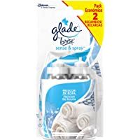 Los mejores  - Glade Ambientador Automático Sense &amp- Spray con Sensor de Movimiento- Fragancia Frescor Ropa Limpia- 2 recambios-2 x 18…